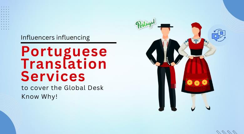 Influencers promoting Portuguese translation services