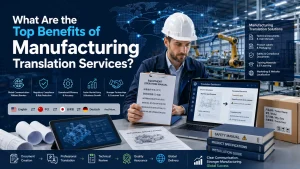 Read more about the article What are the top benefits of Manufacturing Translation Services in India?
